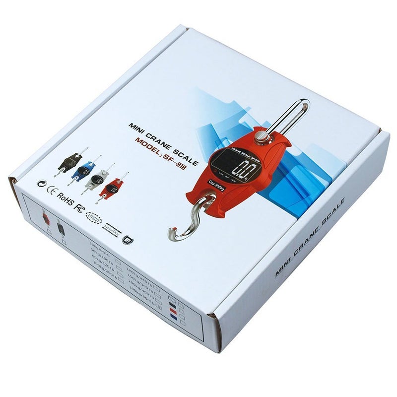 Klau Digital Hanging Scale High Precision Sensor 300 Kilogram / 600 Pound Industrial Crane Scale Silver for Farm Factory Hunting Outdoor - Image 5
